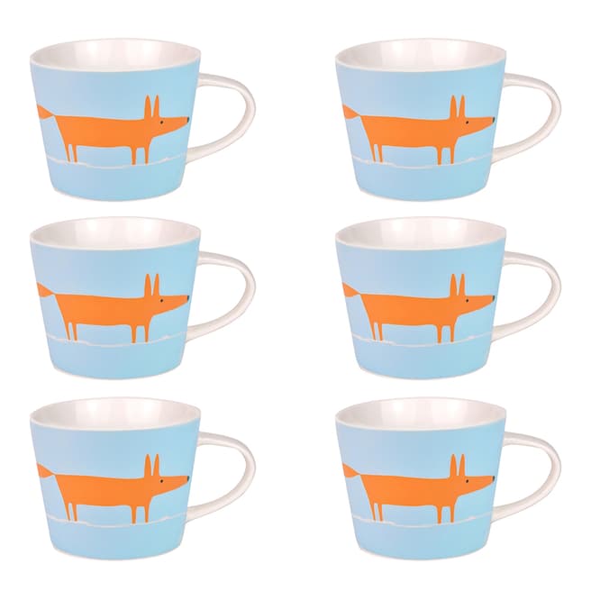 Scion Scion Living Mini Mug Mr Fox - Duckegg & Orange