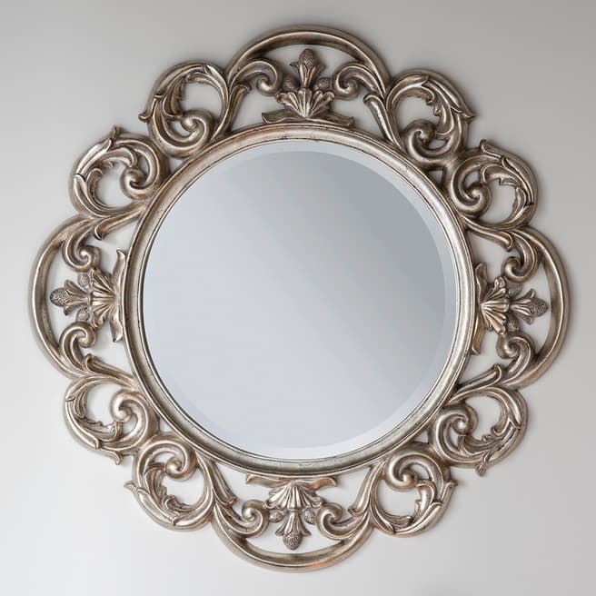 Gallery Living Silver Chartwell Wall Mirror 93x93cm
