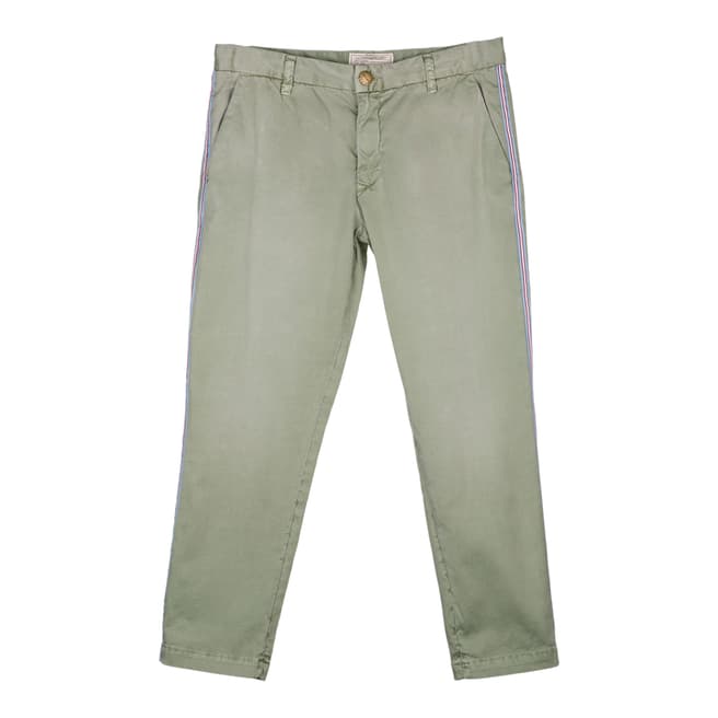 Current Elliott Sea Forest Buddy Cotton Cropped Trousers