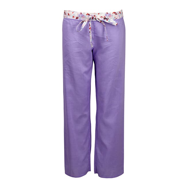 Cyberjammies Purple Patchwork Aviary Woven Pants