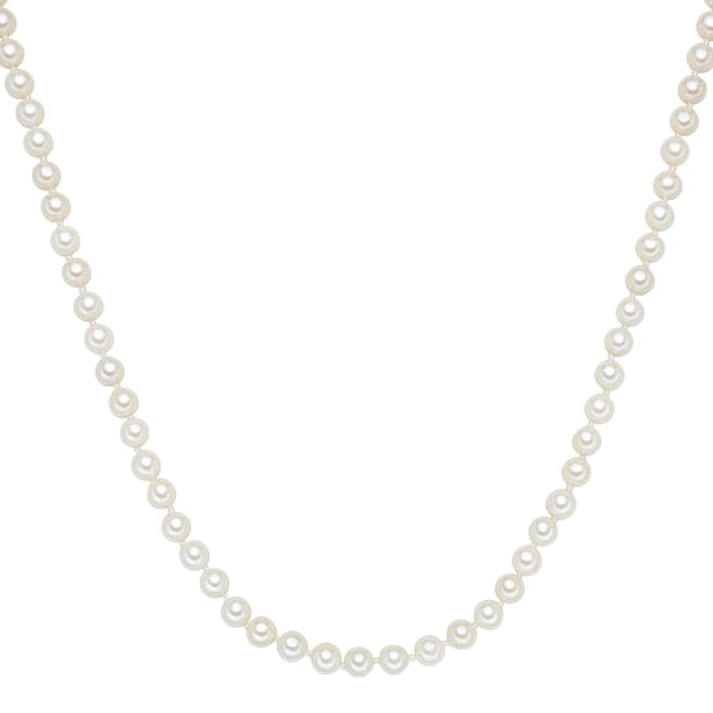 Perldesse White Pearl Necklace 6mm / 45cm
