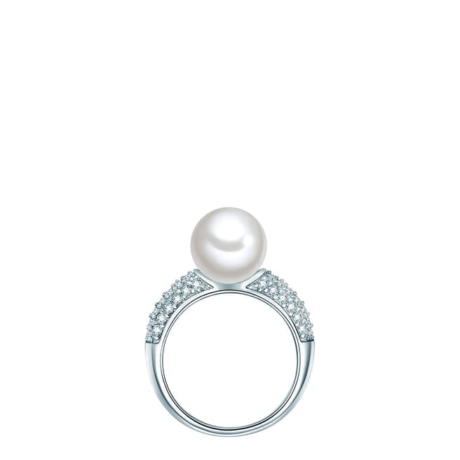 Perldesse Silver Pearl Ring 10mm