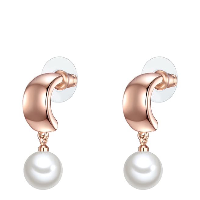 Perldesse White Pearl Stud Earrings 10mm 10mm
