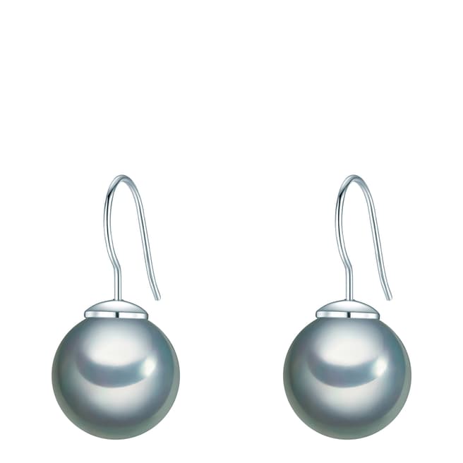 Perldesse Grey Pearl Drop Earrings 12mm