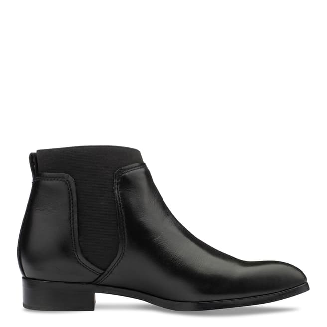 Ted Baker Black Leather Maki Ankle Boots