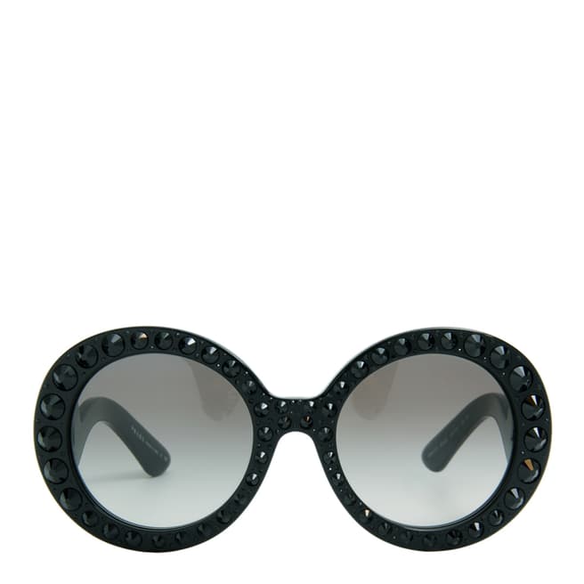 Prada Women's Black/Grey Gradient Bvlgari Sunglasses 55mm