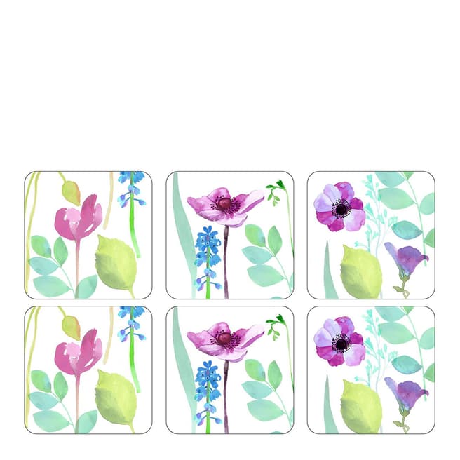 Pimpernel Set of 6 Water Garden Coasters
