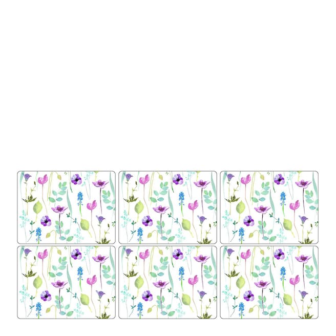 Pimpernel Set of 6 Water Garden Placemats