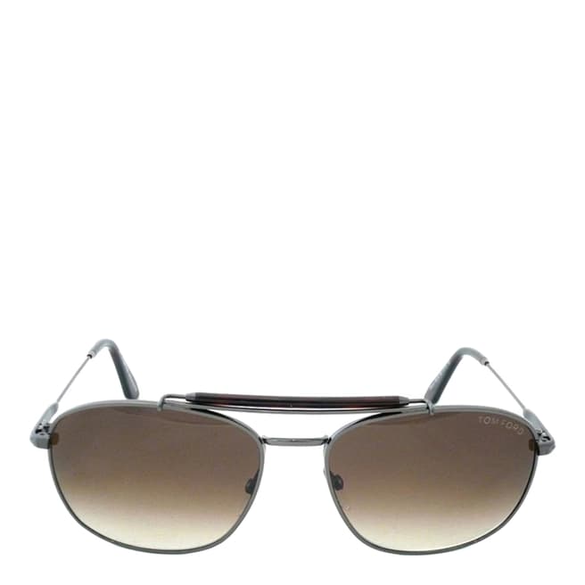 Tom Ford Men's Gunmetal Brown Marlon Sunglasses