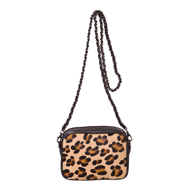 Joana & Paola Leopard Cross Body Bag