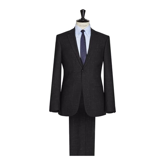 Reiss Charcoal Galaxy Modern Fit Wool Two Piece Suit 