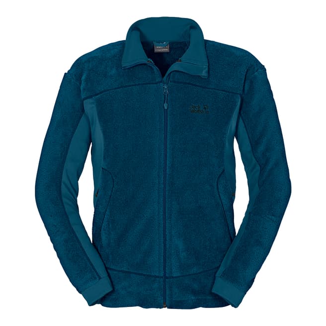 Jack Wolfskin Moroccan Blue Denali Highloft Fleece Jacket