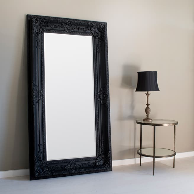 Gallery Living Black Westminster Rectangular Mirror 180x100cm