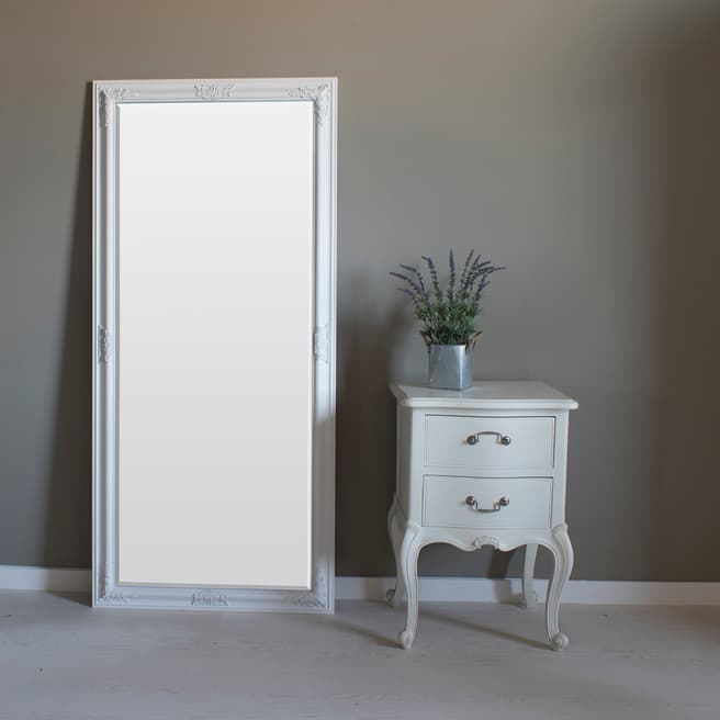 Gallery Living White Churchill Mirror 160x73.5cm