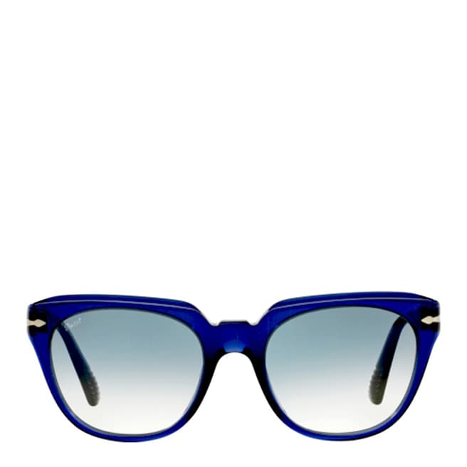Persol Men's Blue / Grey Blue Shaded Sunglasses 50mm