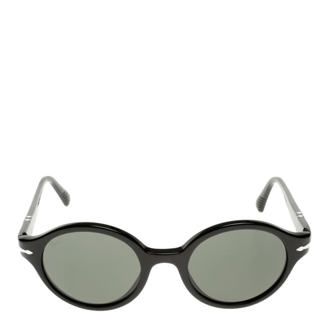 Persol Black / Green Acetate Sunglasses 50mm