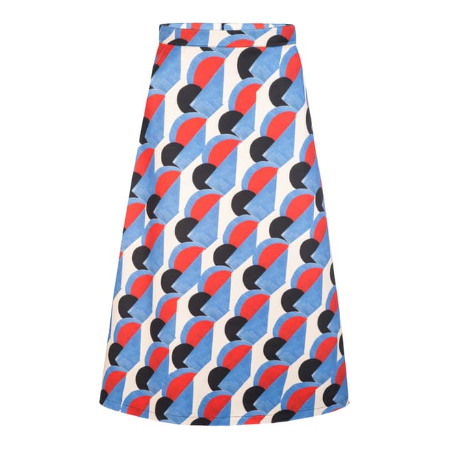 Etre Cecile Multi-Coloured Disco Royal Bonded Jersey Skirt