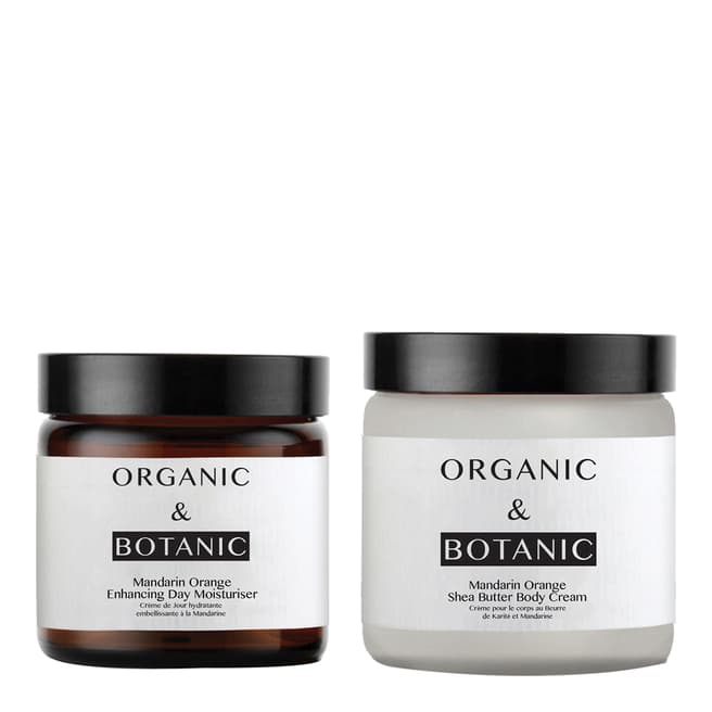 Organic & Botanic Mandarin Orange Face & Body Moisturiser Duo