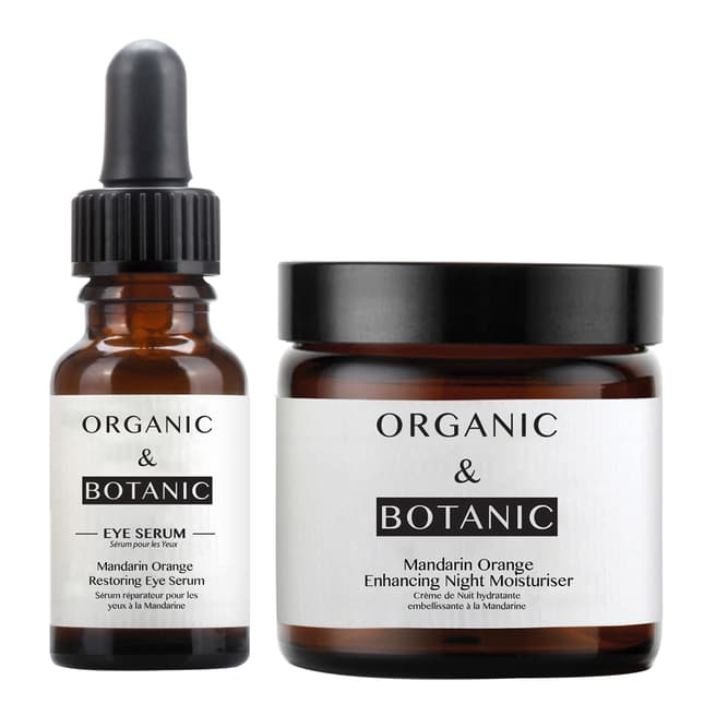 Organic & Botanic Mandarin Orange Eye Serum & Night Moisturiser Duo