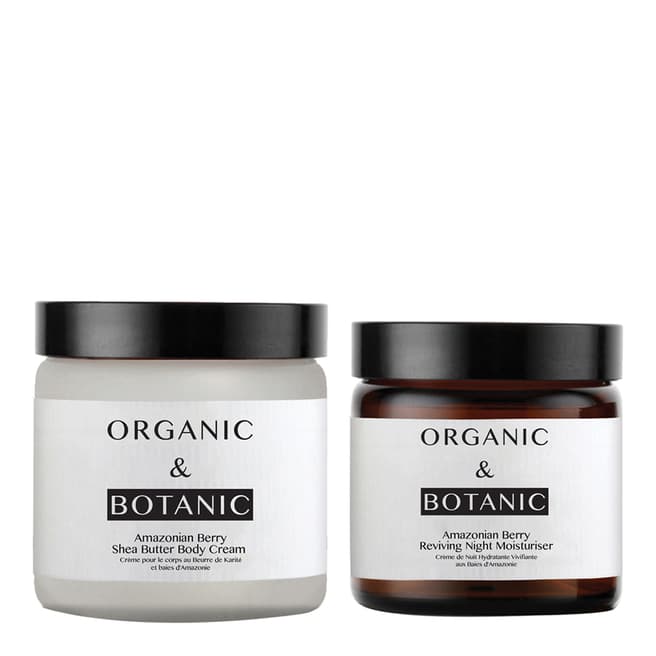 Organic & Botanic Amazonian Berry Night Face & Body Moisturiser Duo