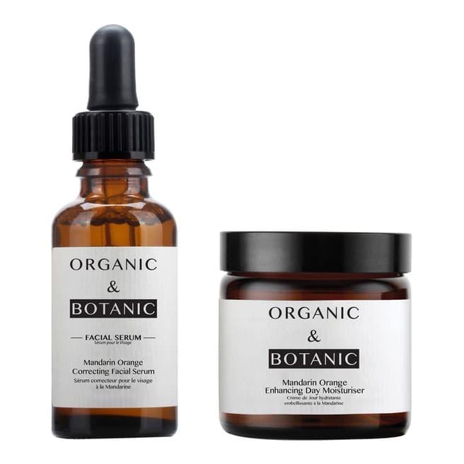 Organic & Botanic Mandarin Orange Facial Serum & Moisturiser Set