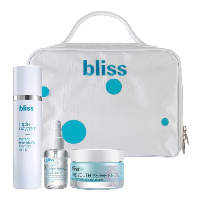 Bliss Anti Ageing Triple Threat Kit WORTH £151