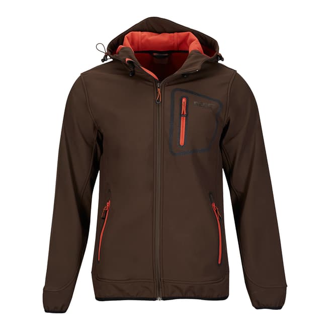 Berg Outdoor Men's Brown Versatile Softshell Jacket