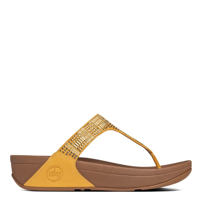 FitFlop Sunflower Yellow Aztec Chada Sandals
