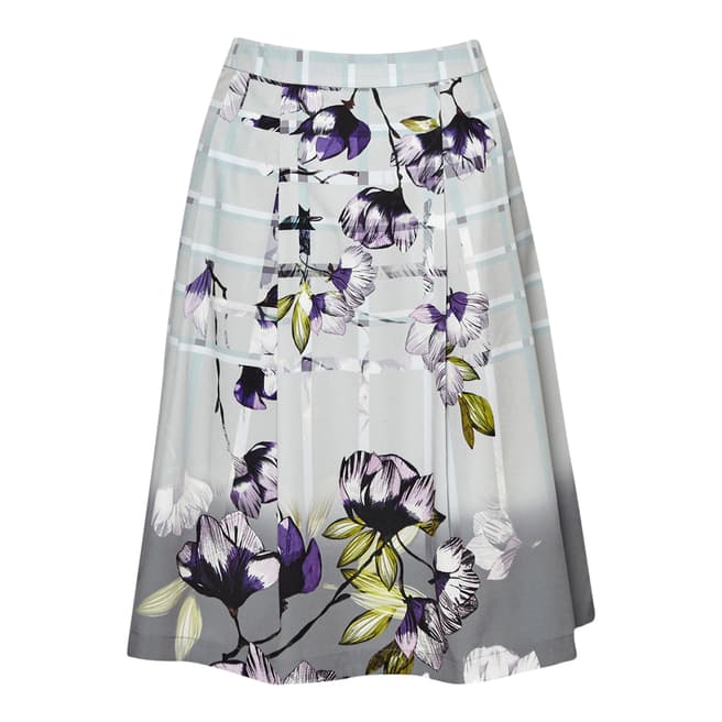 Great Plains Lavender Blush Combo Trellis Garden Pleated Skirt
