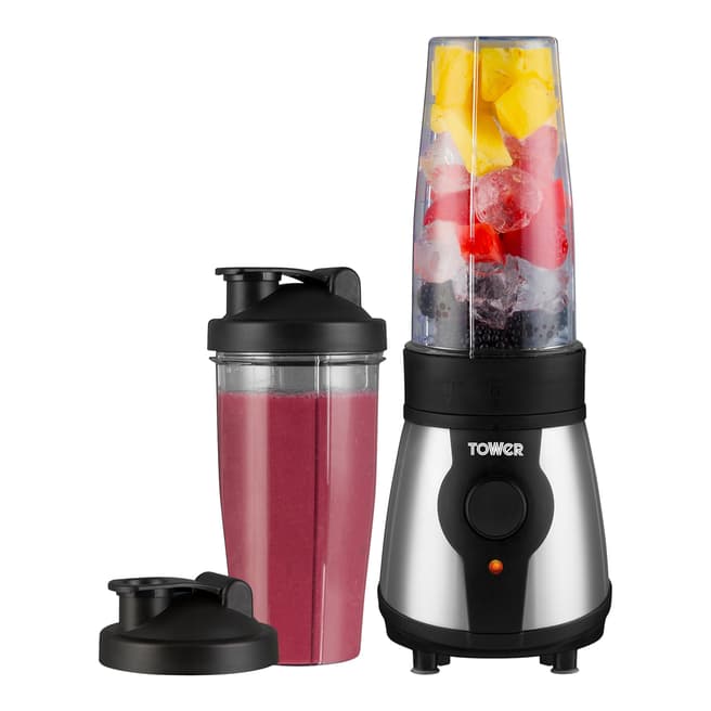 Tower Silver 800ml Personal Blender 300W