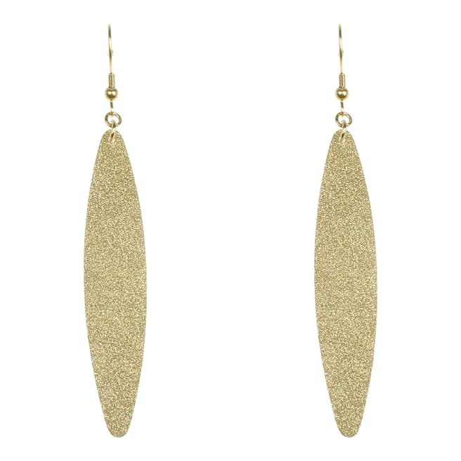 Chloe Collection by Liv Oliver Gold Matte Finish Earrings