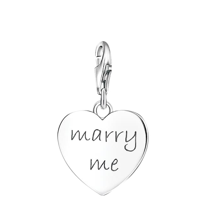 Thomas Sabo Sterling Silver Marry Me Charm