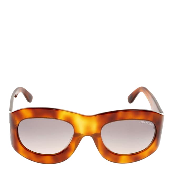 Tom Ford Women's Mila Brown/Violet Gradient Sunglasses 53mm
