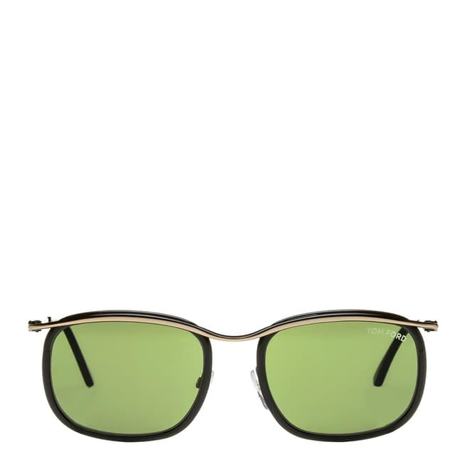 Tom Ford Men's Black/Green Marcello Sunglasses 53mm