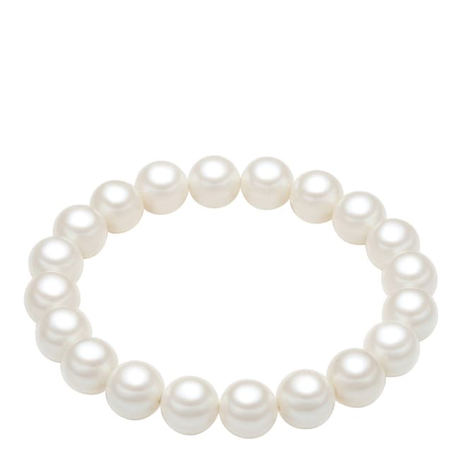 Perldesse White Pearl Bracelet 10mm