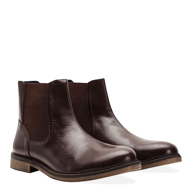 Redfoot Men's Brown Leather Chelsea Boots