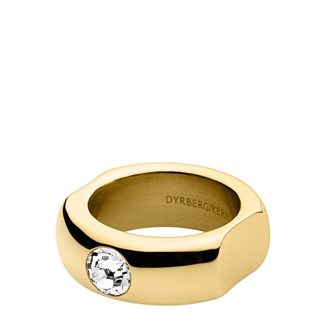 Dyrberg Kern Gold Crystal Brittany Ring