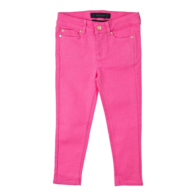 Juicy Couture Pink Denim Skinny Jeans