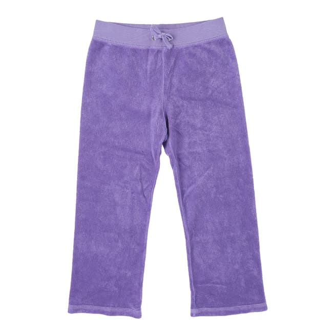 Juicy Couture Lilac Original Basic Cotton Blend Trousers