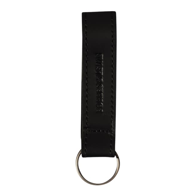 Forbes & Lewis Black Leather Key Fob