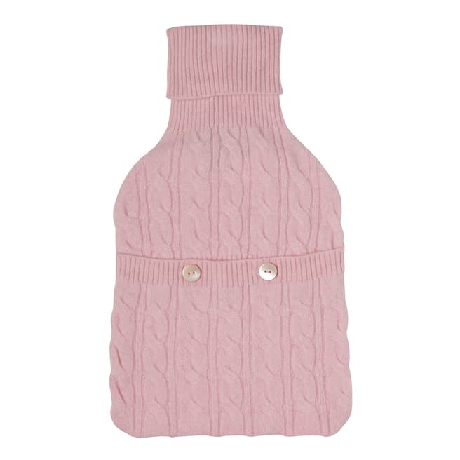  Pale Pink Cashmere Hotwater Bottle Cover