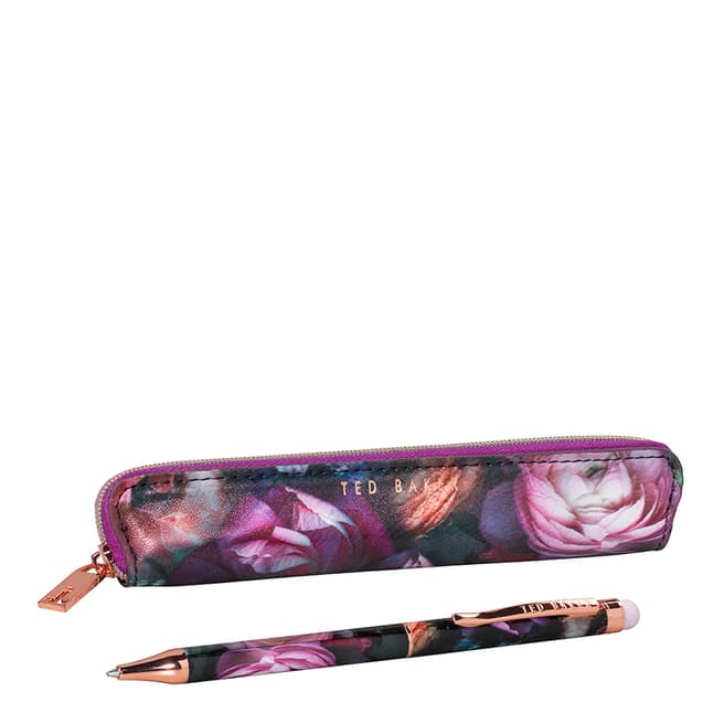 Ted Baker Multi Shadow Flora Ball Point Pen/Touch Screen Stylus