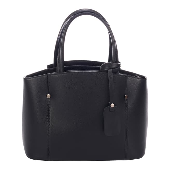 Giorgio Costa Black Leather Shoulder Bag