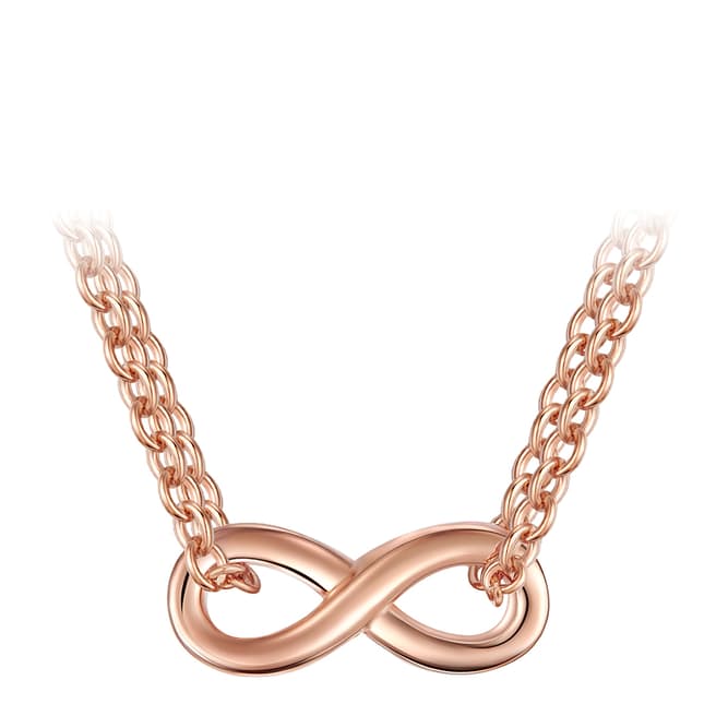 Carat 1934 Rose Gold Infinity Necklace