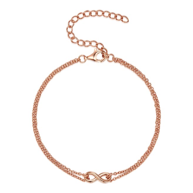 Carat 1934 Rose Gold Infinity Bracelet
