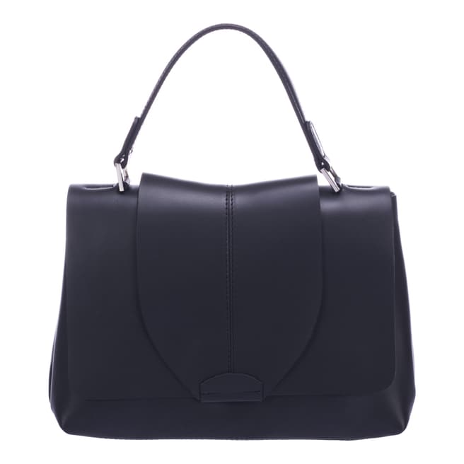 Giorgio Costa Black Leather Top Handle Bag 