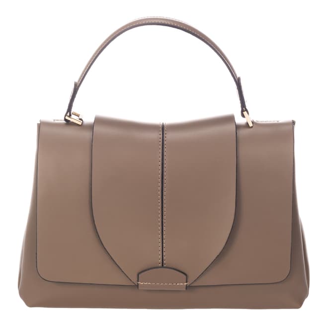 Giorgio Costa Taupe Leather Handbag