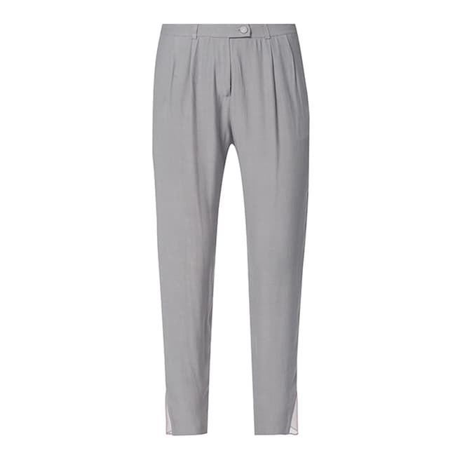 WTR London Grey Bloem Silk Trousers