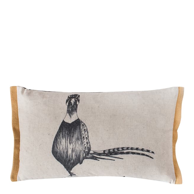Gallery Living Ochre Lone Pheasant Cushion 30x50cm