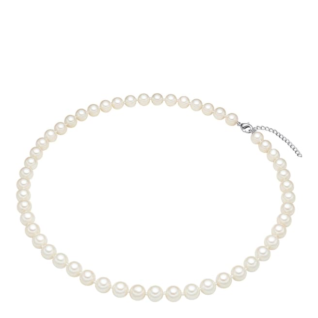 Perldesse White Organic Pearl Necklace